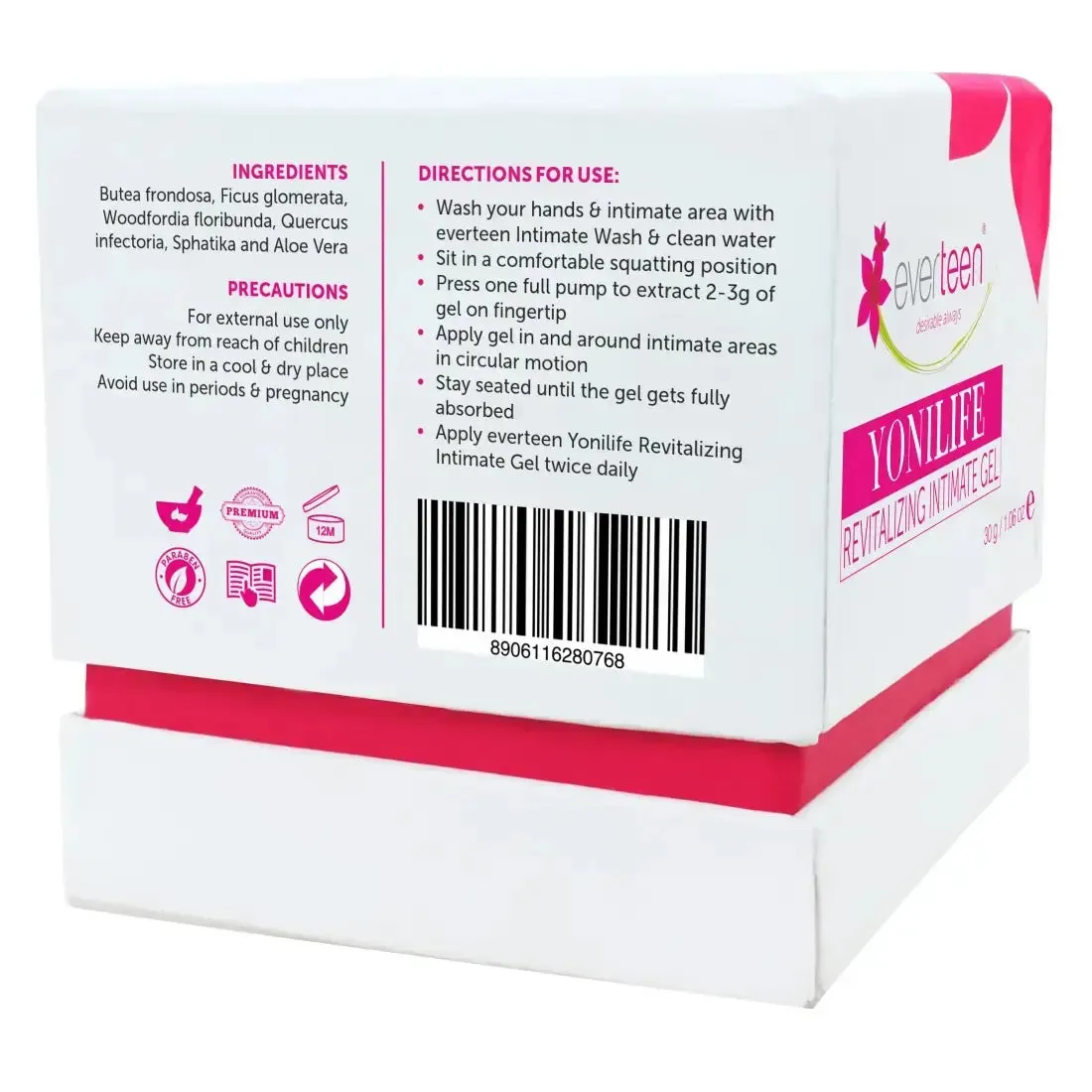 everteen Combo - Yonilife Revitalizing Gel 30g and Silky Bikini Line Hair Remover Creme 50g - 1 Each