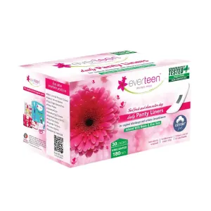 everteen Daily Panty Liners with Neem, Aloe Vera for Vaginal Discharge and Urinary Incontinence in Women