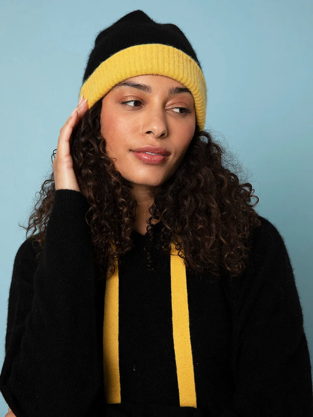 Fai Women's Cashmere Reversible Beanie