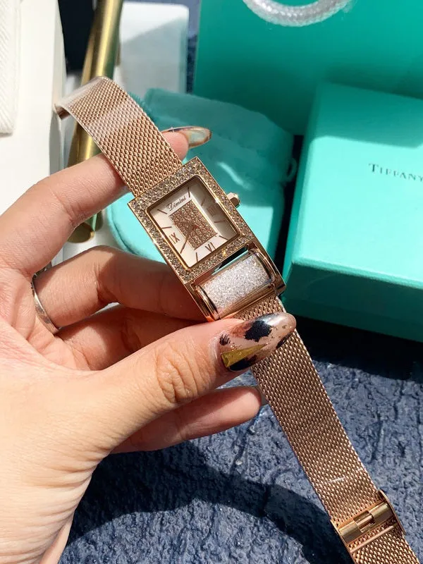 Fashion&Classic Square Pattern Women's Watch