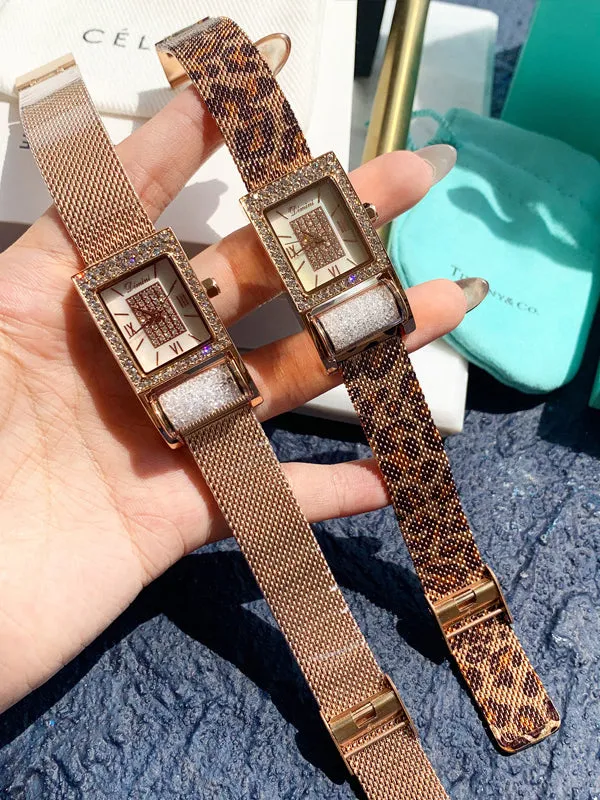 Fashion&Classic Square Pattern Women's Watch