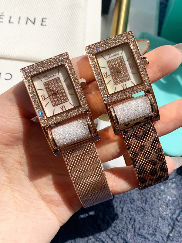 Fashion&Classic Square Pattern Women's Watch