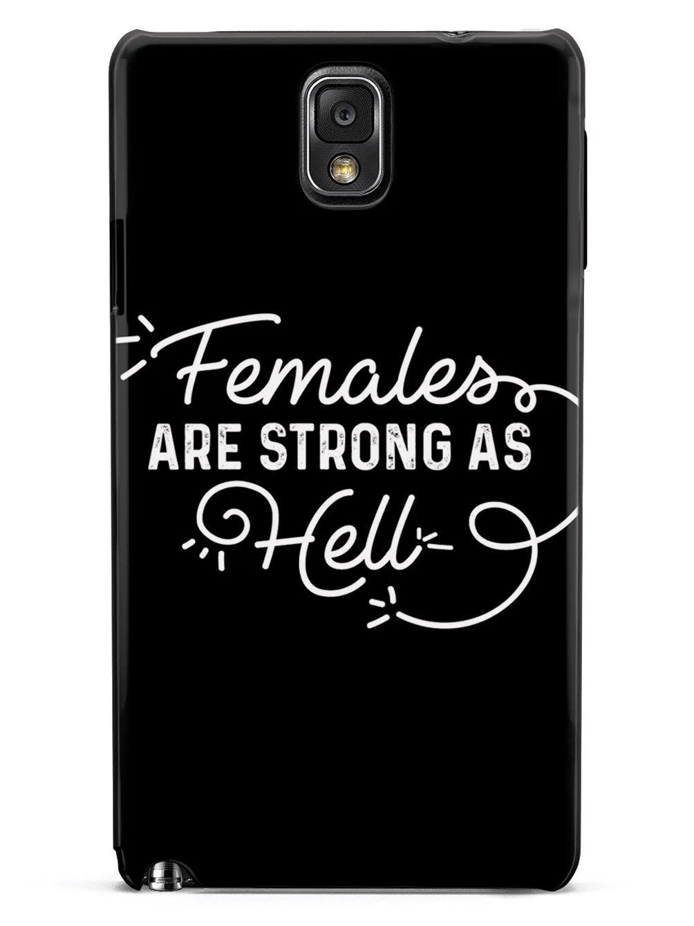 Females Are Strong As Hell - Black Case