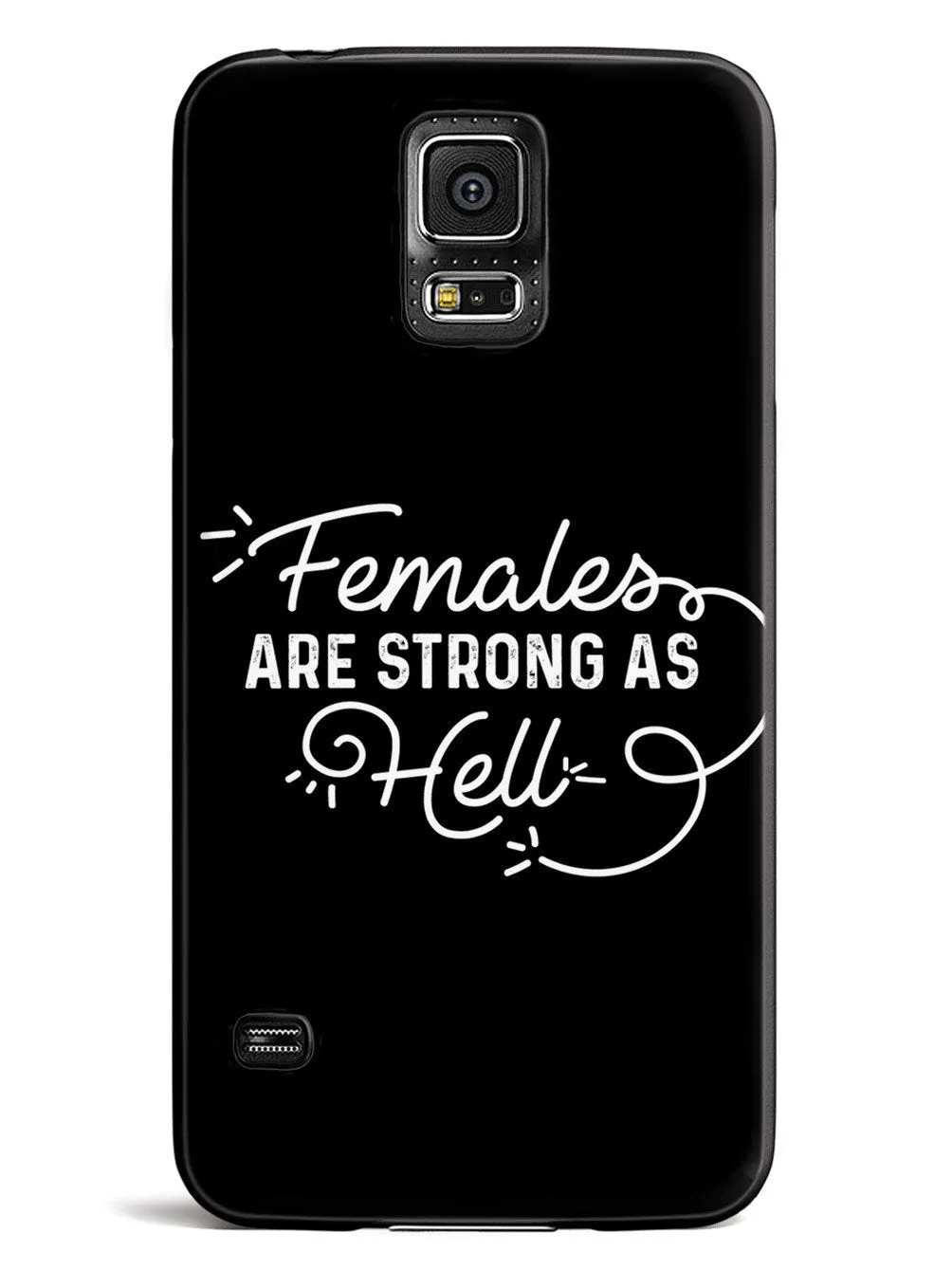 Females Are Strong As Hell - Black Case