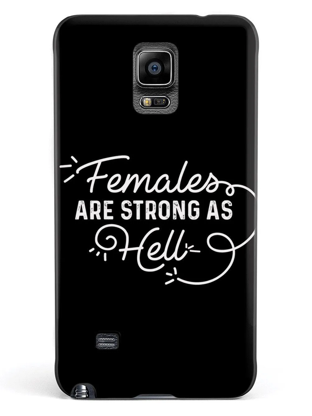 Females Are Strong As Hell - Black Case