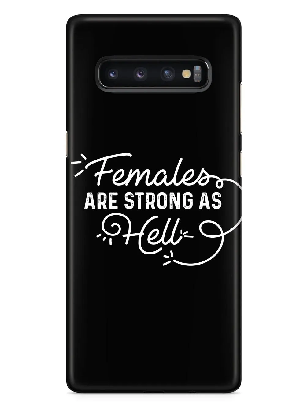 Females Are Strong As Hell - Black Case