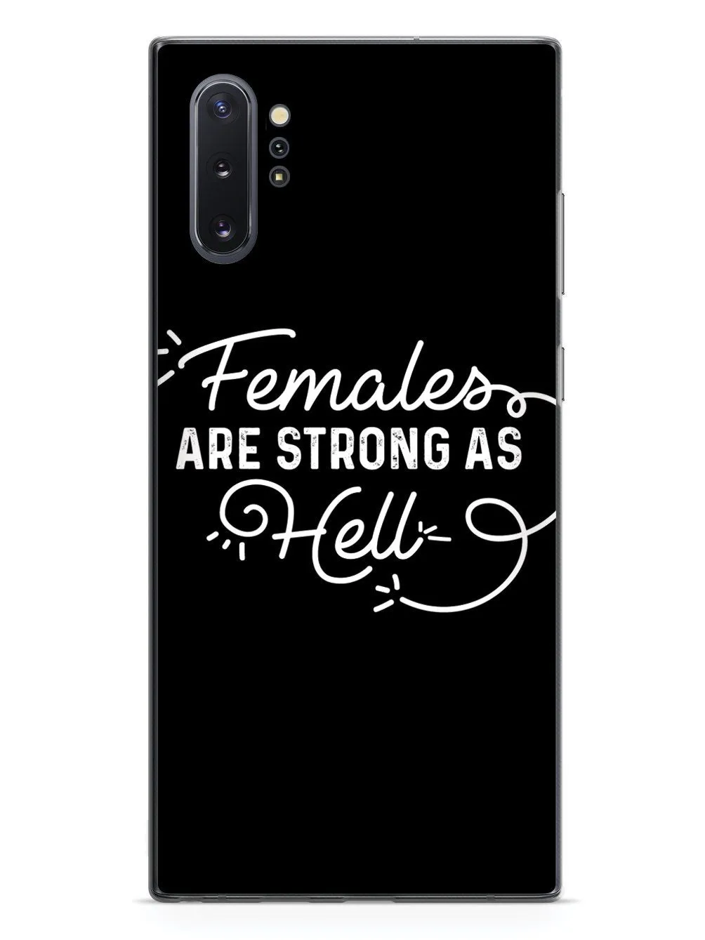 Females Are Strong As Hell - Black Case