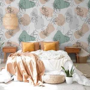 Feminine Form  Wallpaper Mural