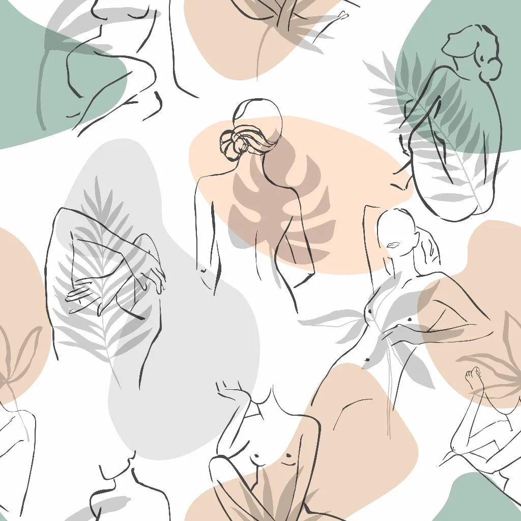 Feminine Form  Wallpaper Mural
