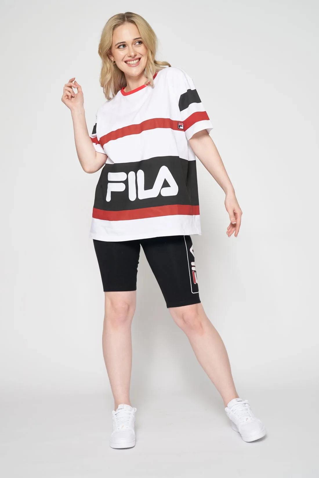 Fila Mens Stella T-Shirt White/Black