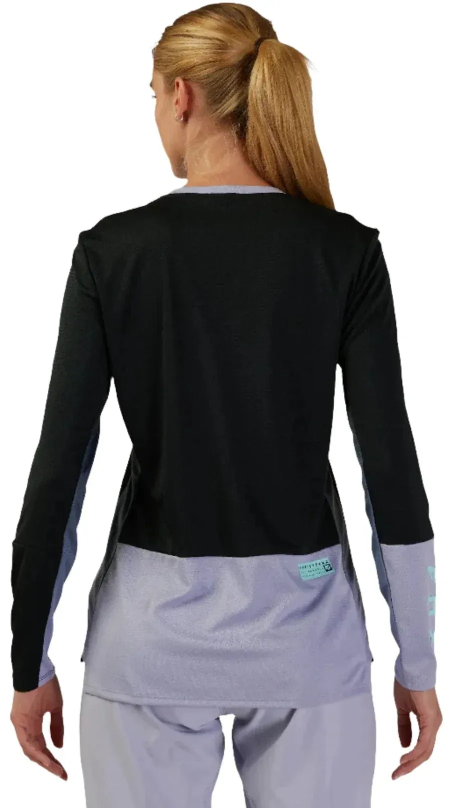 Fox WOMENS DEFEND RACE LS JERSEY - Black