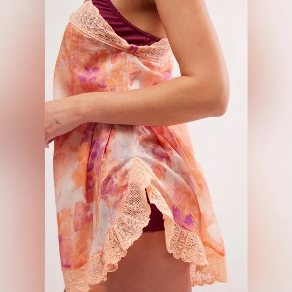 Free People Forget Me Not Romper - Electric Combo