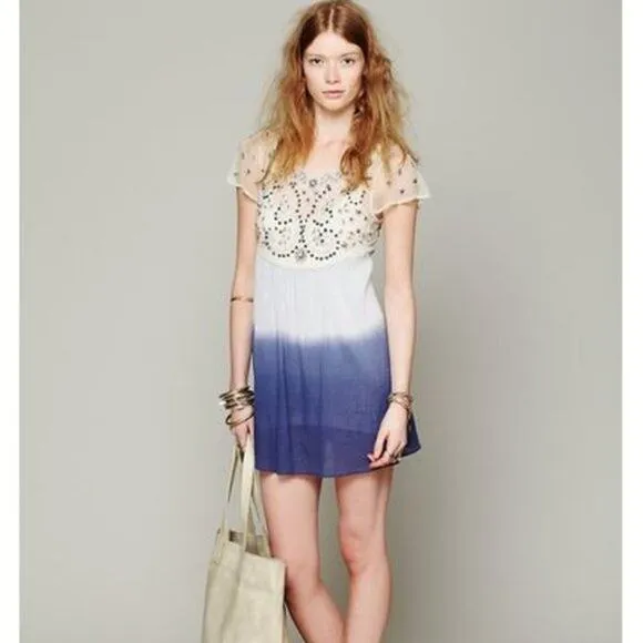 Free People Women's Embellished Palms Tunic - Size M