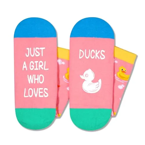 Funny Socks For Women Rubber Duck Socks Cute Duck Socks Girls, Rubber Duck Gifts Duck Lovers Gifts For Her