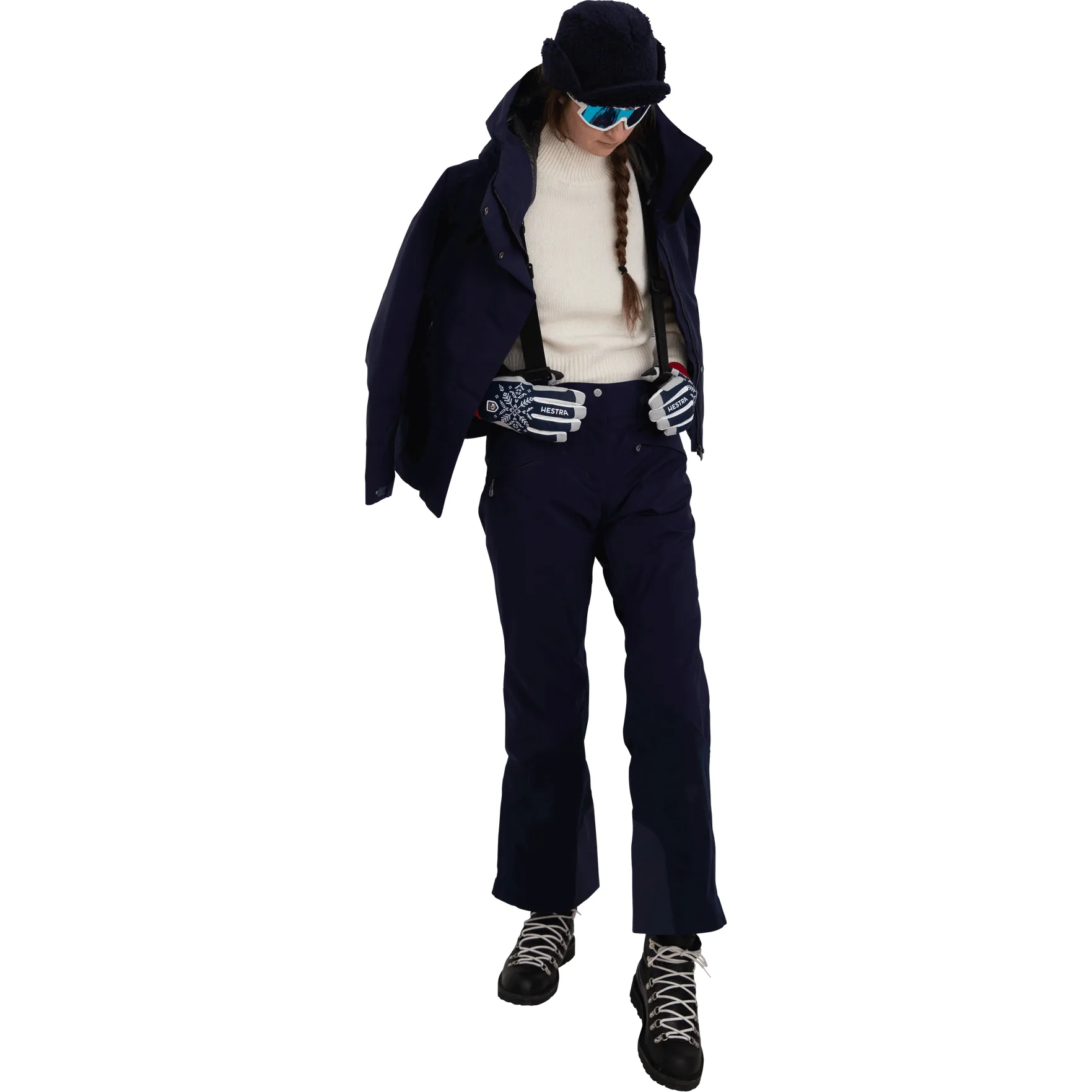 G-Melissa High-waisted Pants, Evening Navy