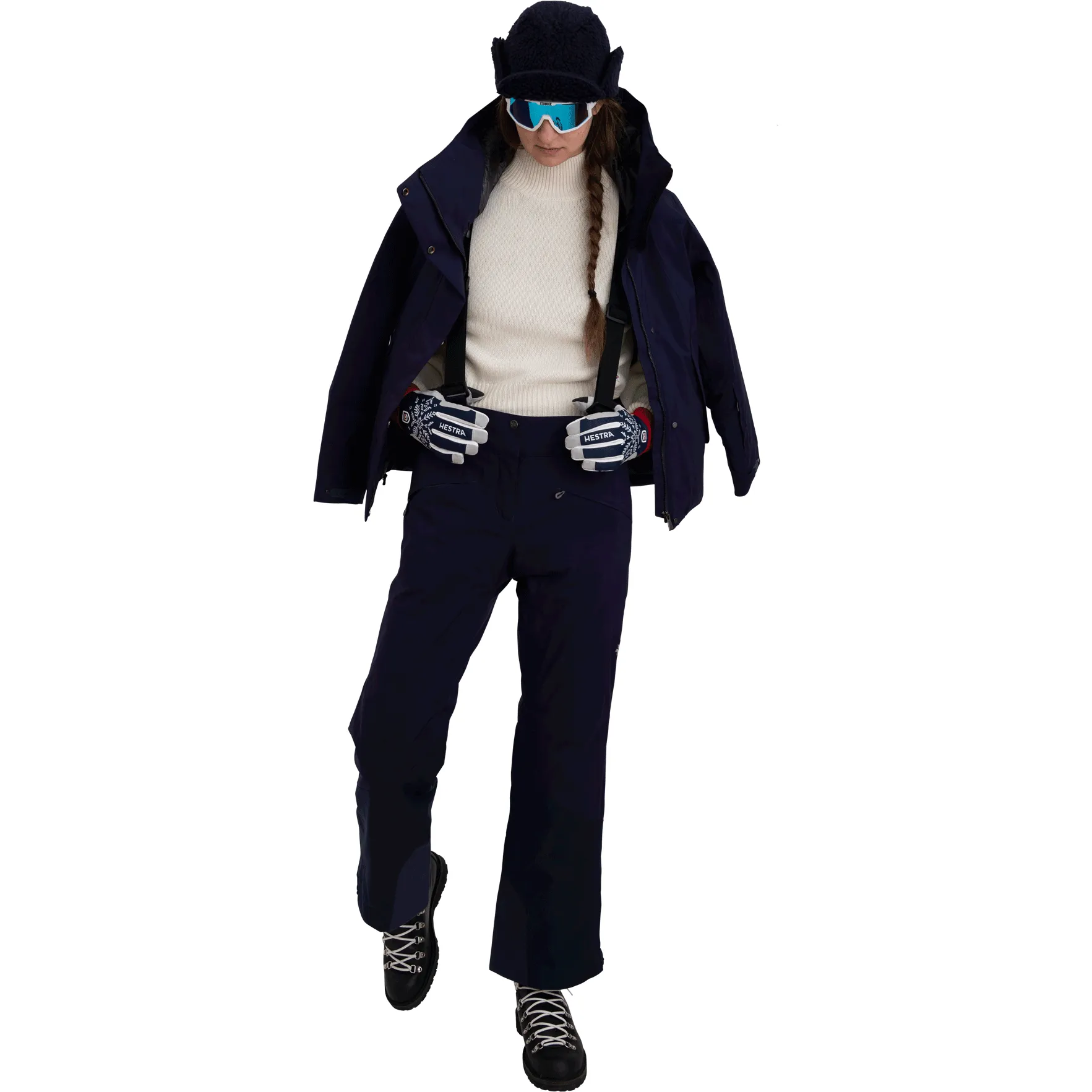 G-Melissa High-waisted Pants, Evening Navy