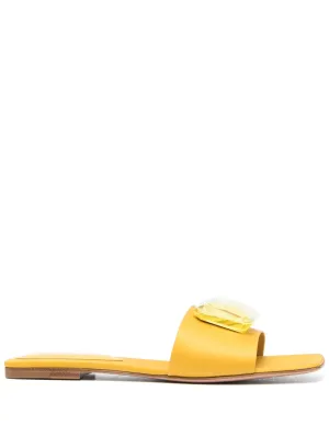 Gianvito Rossi Jaipur crystal-embellished slides