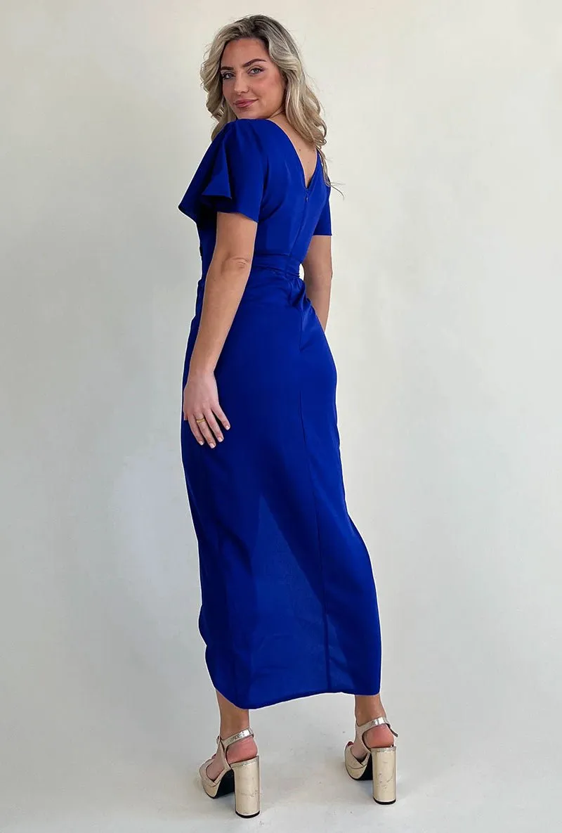 GIRL IN MIND AURORA BUCKLE DETAIL MAXI DRESS