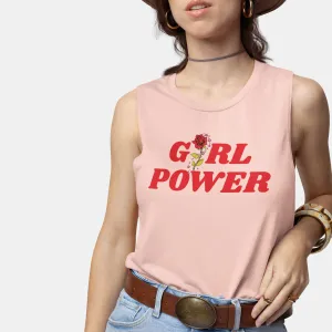Girl Power with Rose - Women's Scoop Muscle Tank