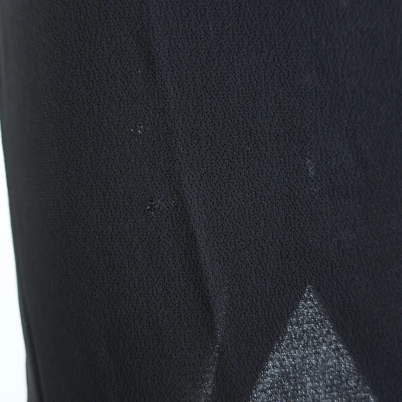 Givenchy Chain-Embellished Dress Black Draped Jersey Size 42