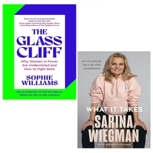 Glass Cliff Sophie Williams (HB), What It Takes Sarina Wiegman 2 Books Set