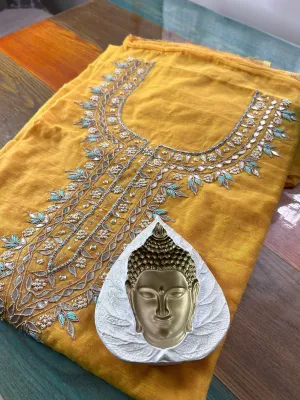 Golden Chanderi Gota Patti Kurti