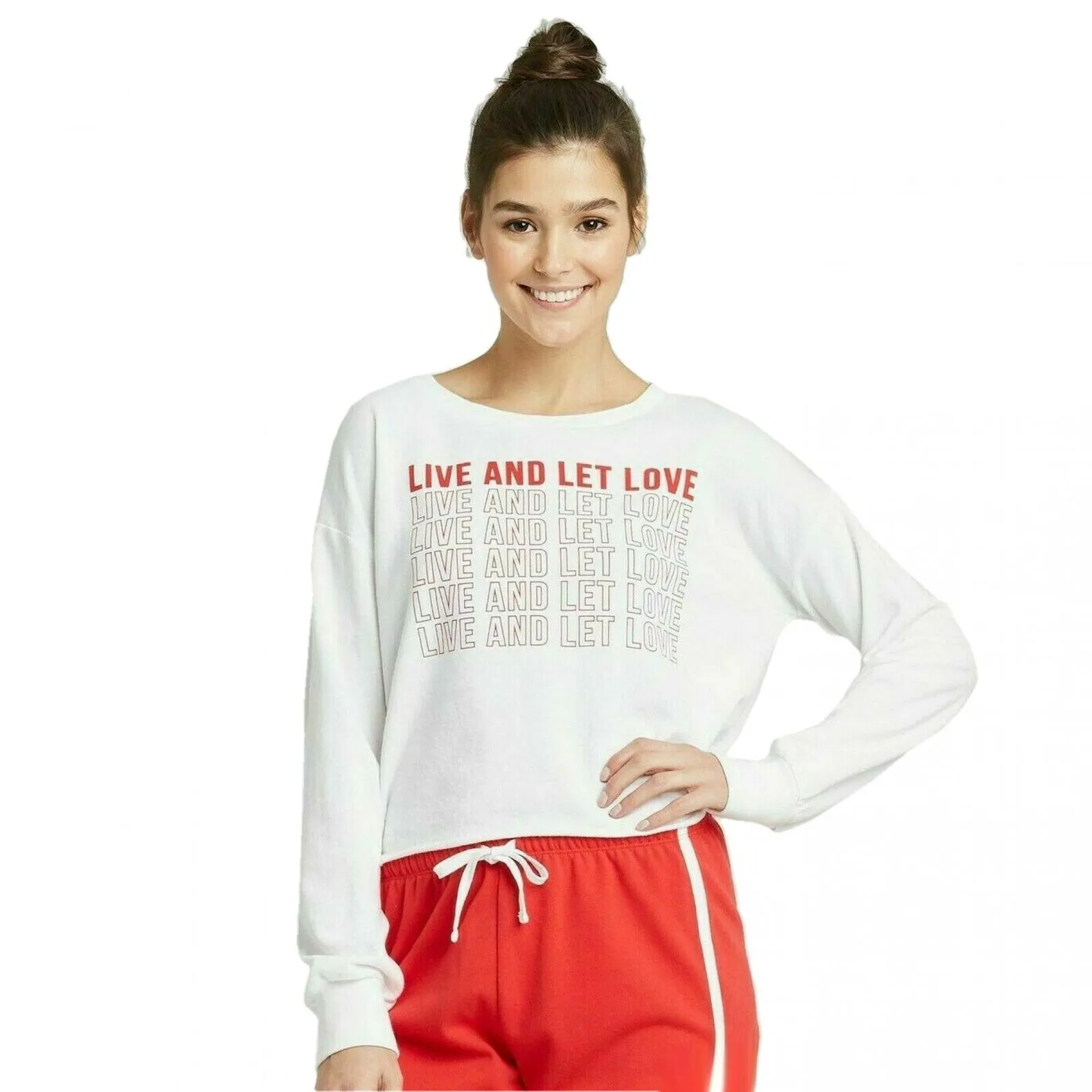 Grayson/Threads Women's Live And Let Love Long-Sleeve Pajama Top