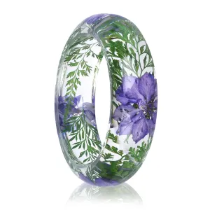 Green Dried Flower Bangle