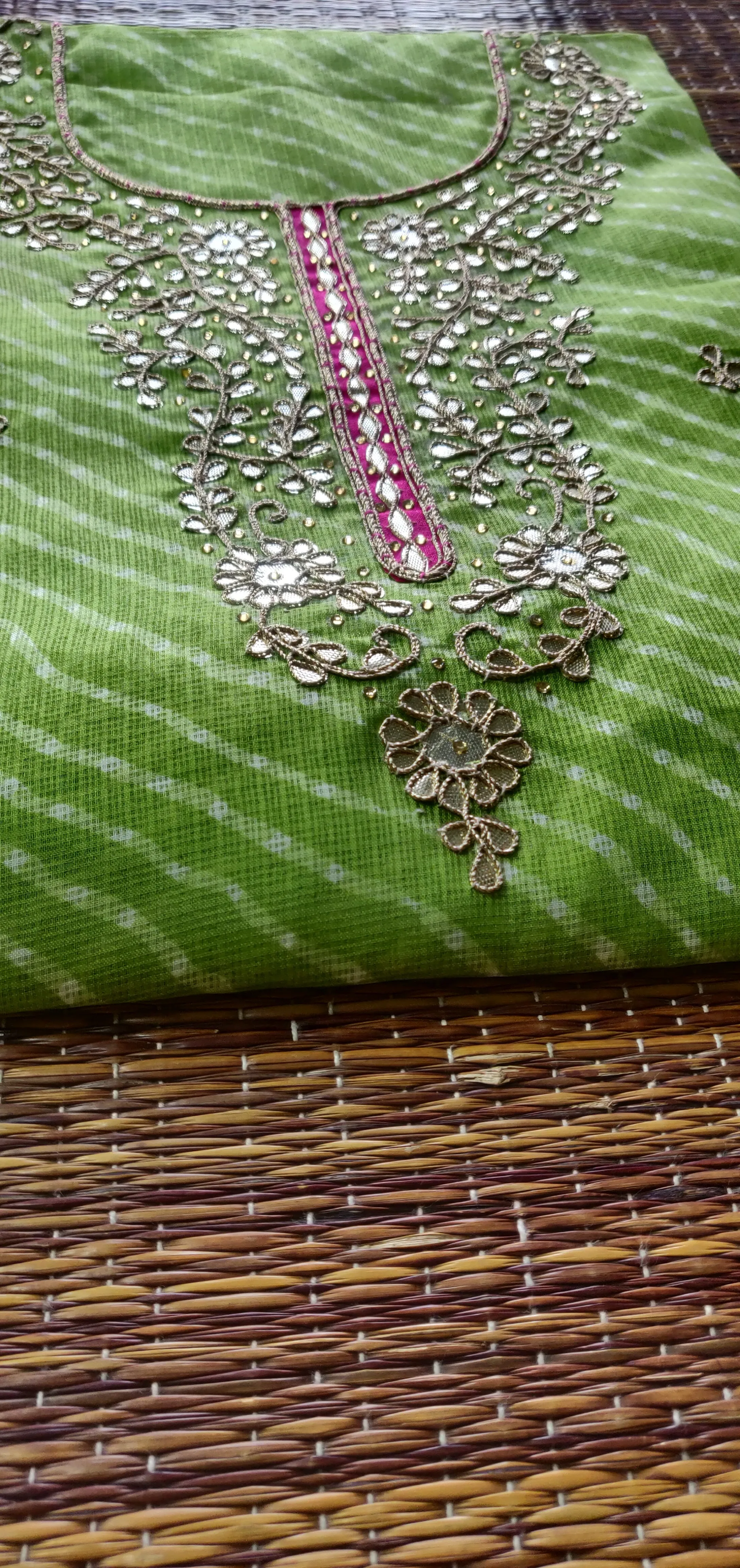 Green Kota Gota Patti Kurti