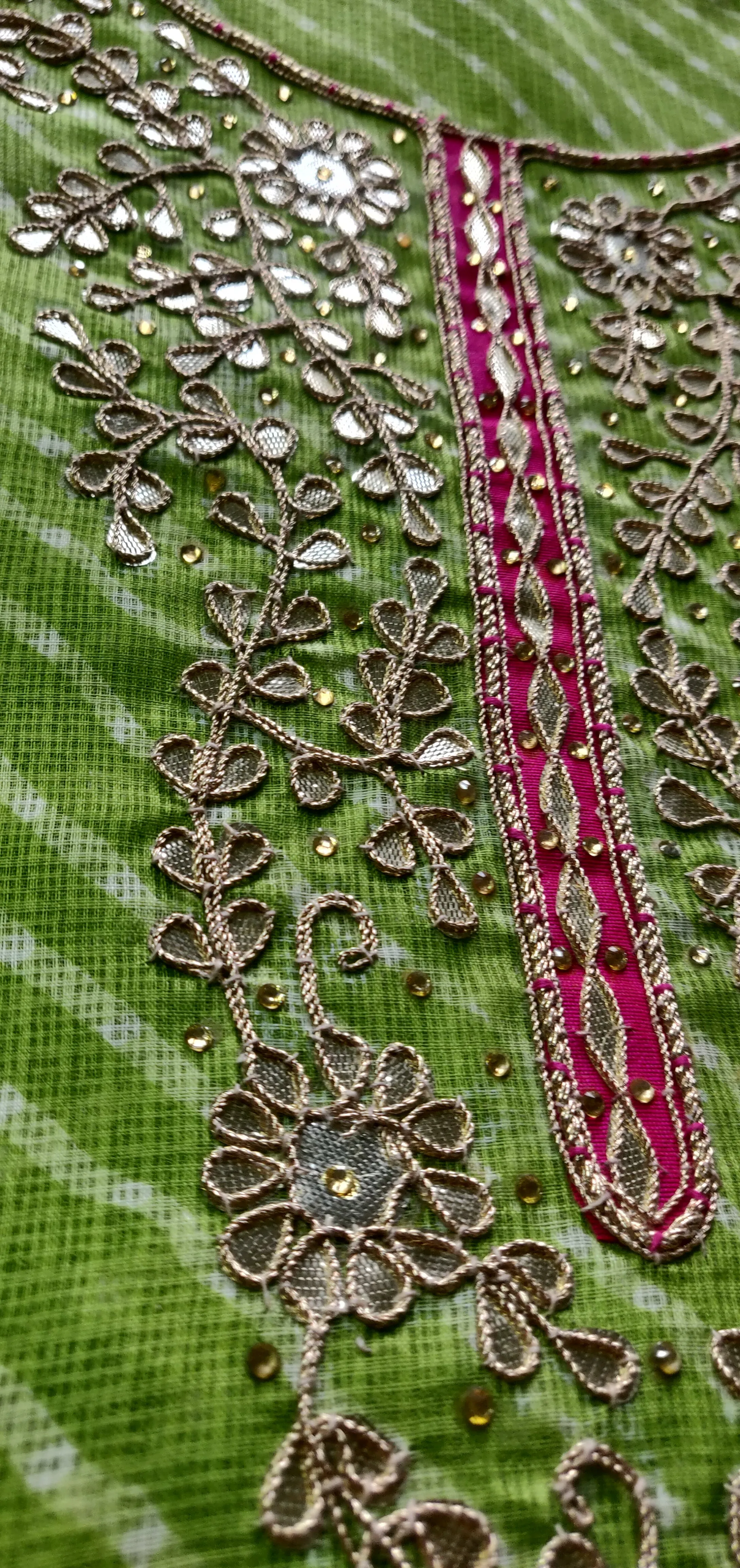 Green Kota Gota Patti Kurti