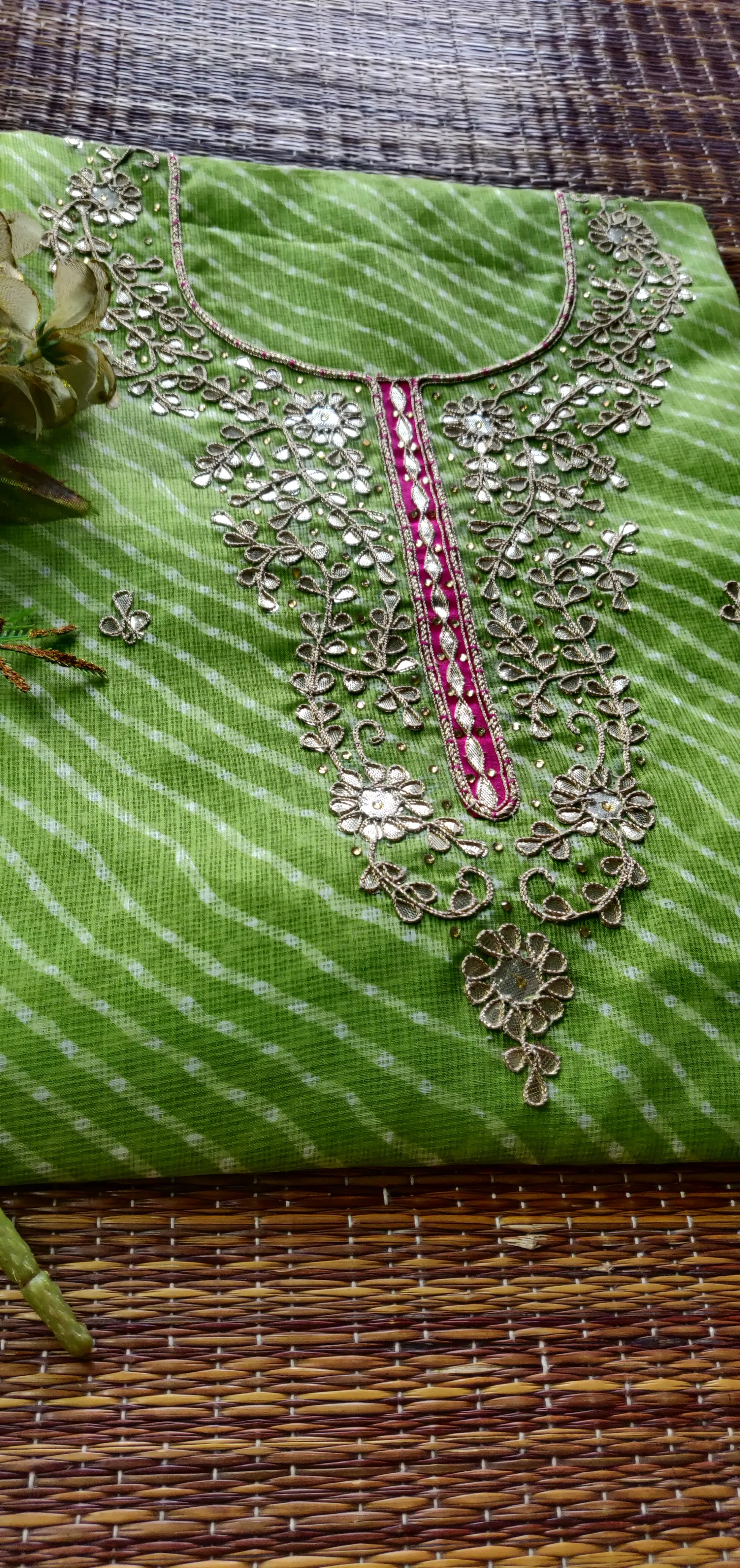 Green Kota Gota Patti Kurti