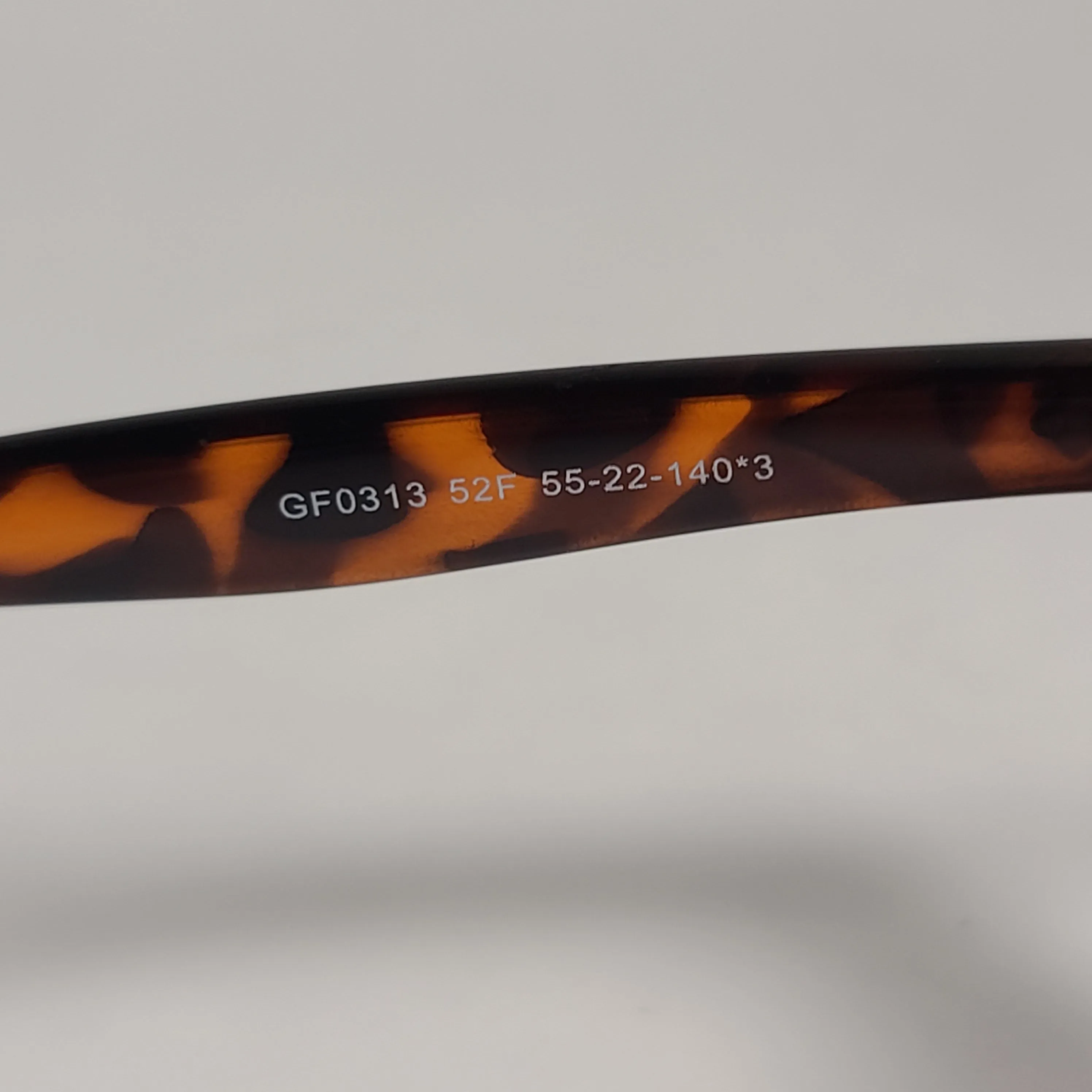 Guess Cat Eye Sunglasses Brown Tortoise Gold Frame Brown Gradient Lens GF0313 52F