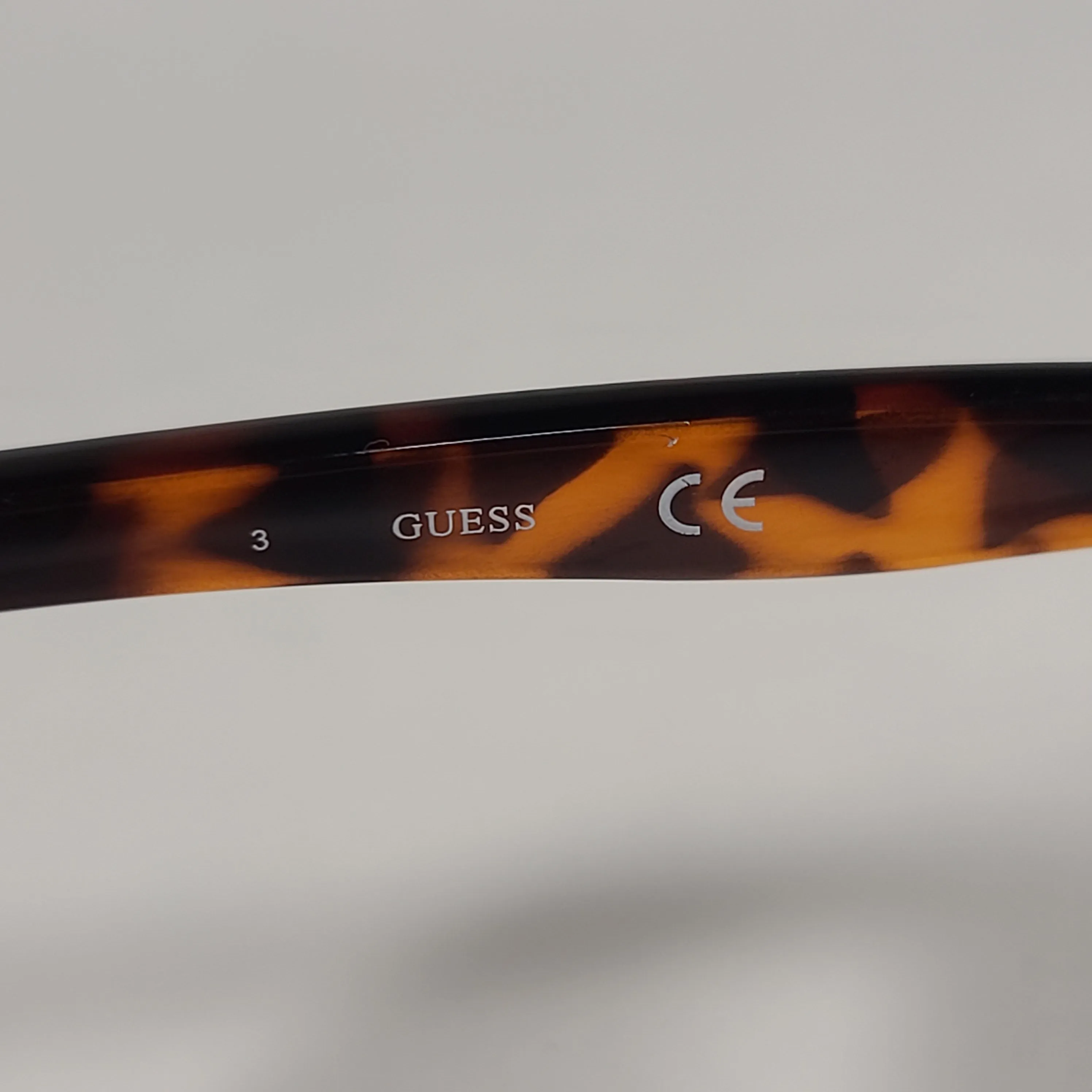 Guess Cat Eye Sunglasses Brown Tortoise Gold Frame Brown Gradient Lens GF0313 52F