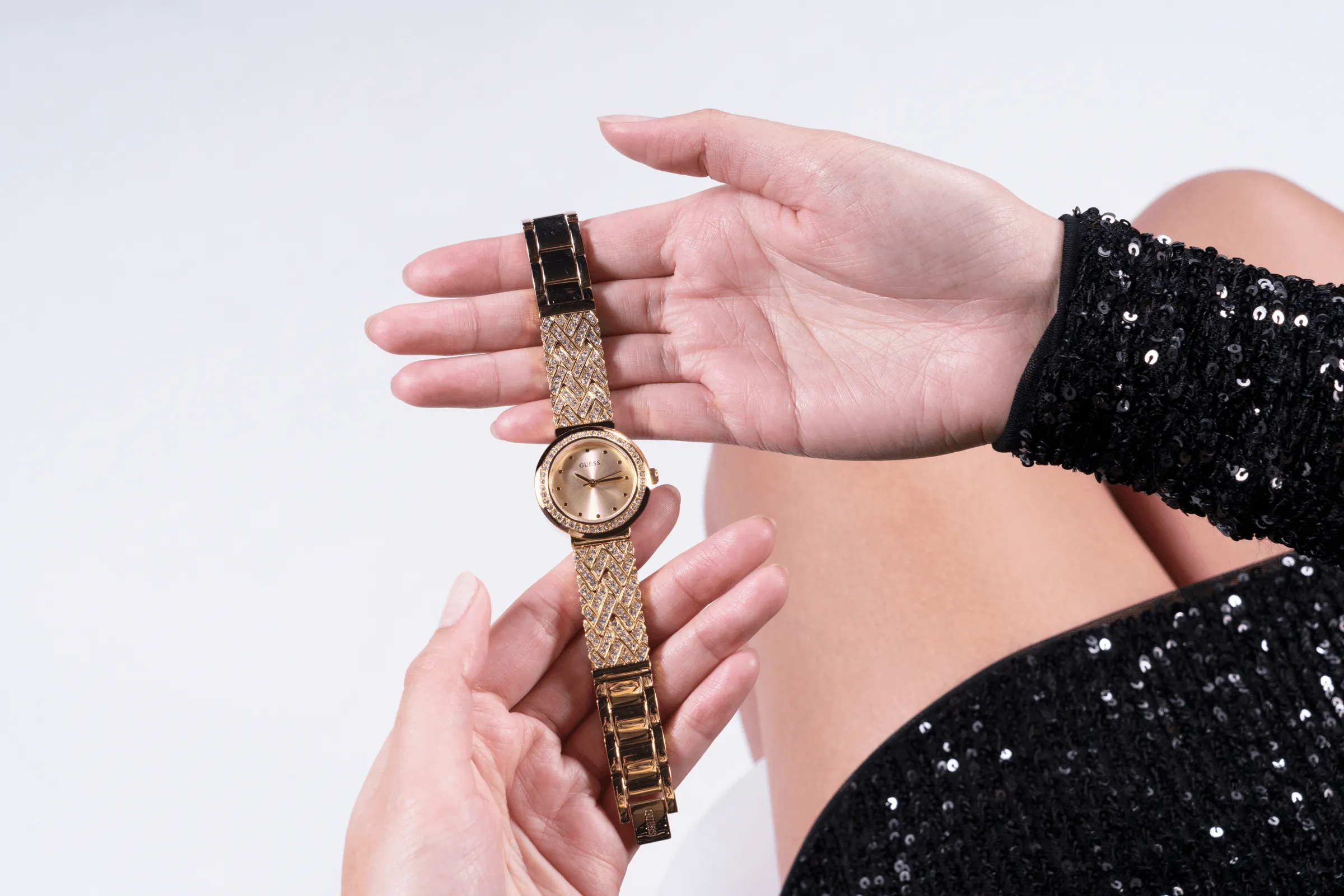 Guess Treasure Gold Glitz Women's Watch GW0476L2