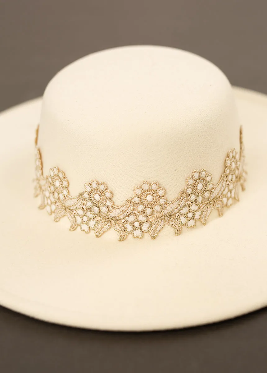 Halo Hat in Cream