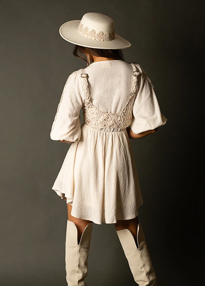 Halo Hat in Cream