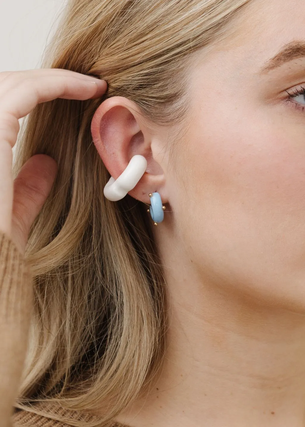 Hannayoo Works Coussin Sculpture Earcuff Single