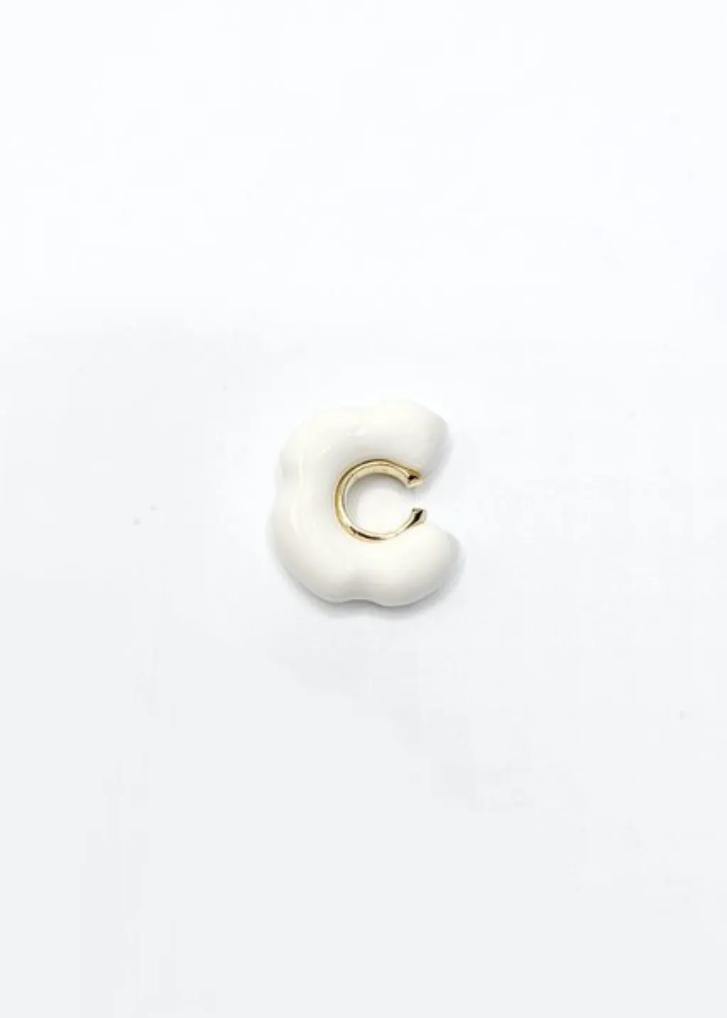 Hannayoo Works Coussin Sculpture Earcuff Single