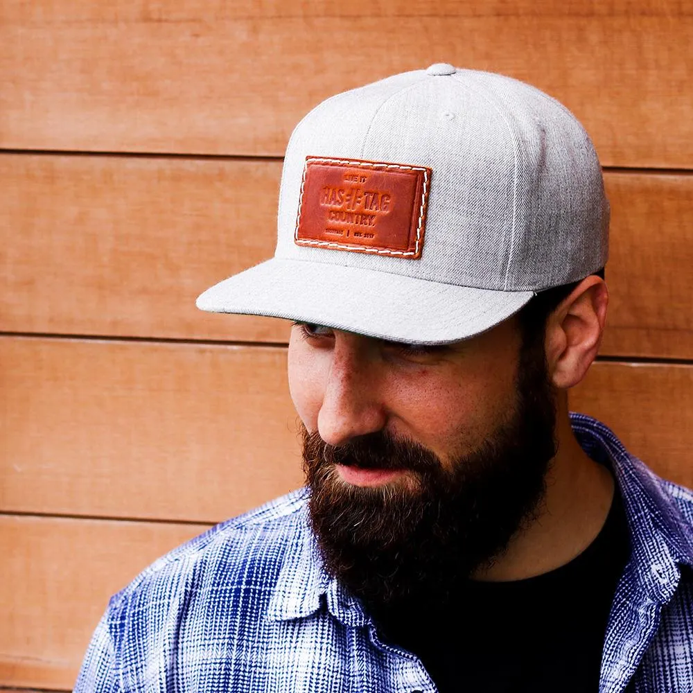 Hashtag Live It Leather Patch Snapback