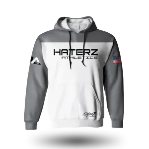 Haterz OG White Skull Hoodie