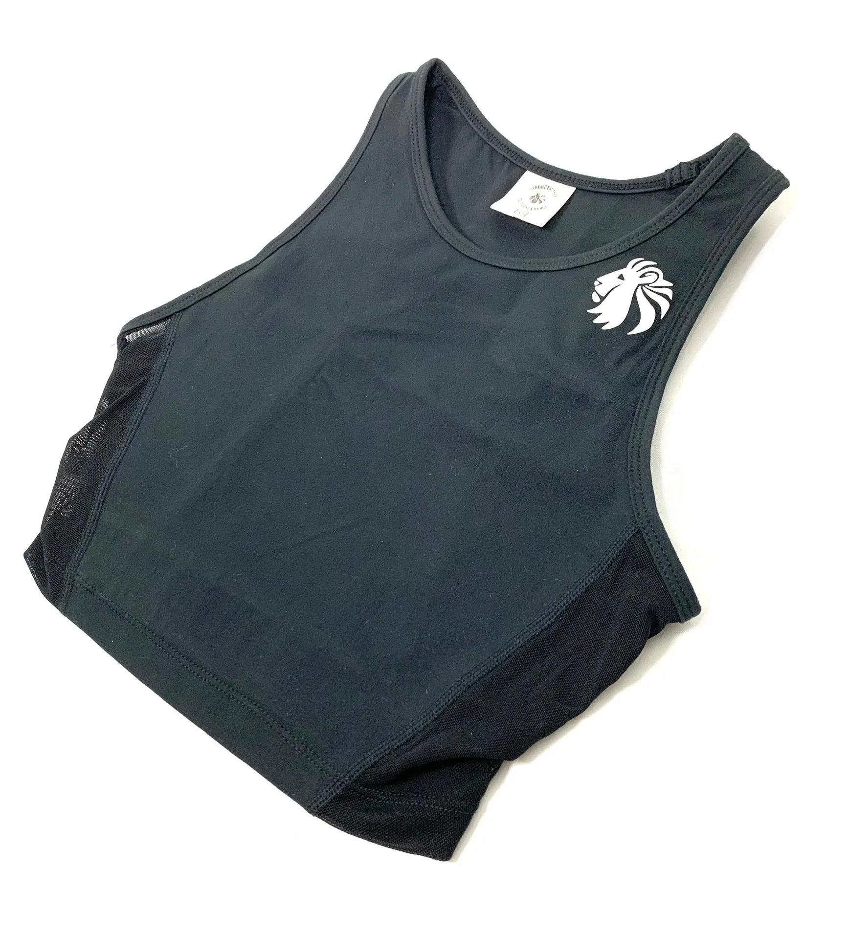Heart And Soul Crop Tank - Black