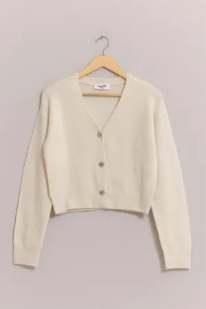 Heart Button Cardigan