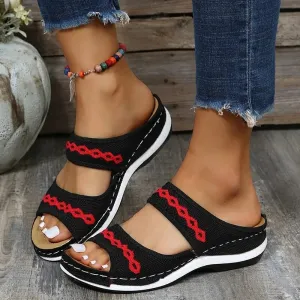 Helga® | Unique Orthopedic Leather Sandals