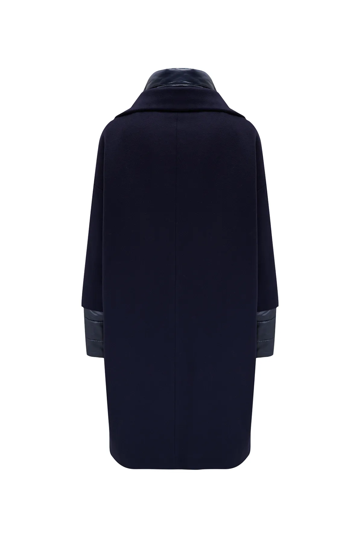 Herno Women’s Wool & Nylon Coat Blue