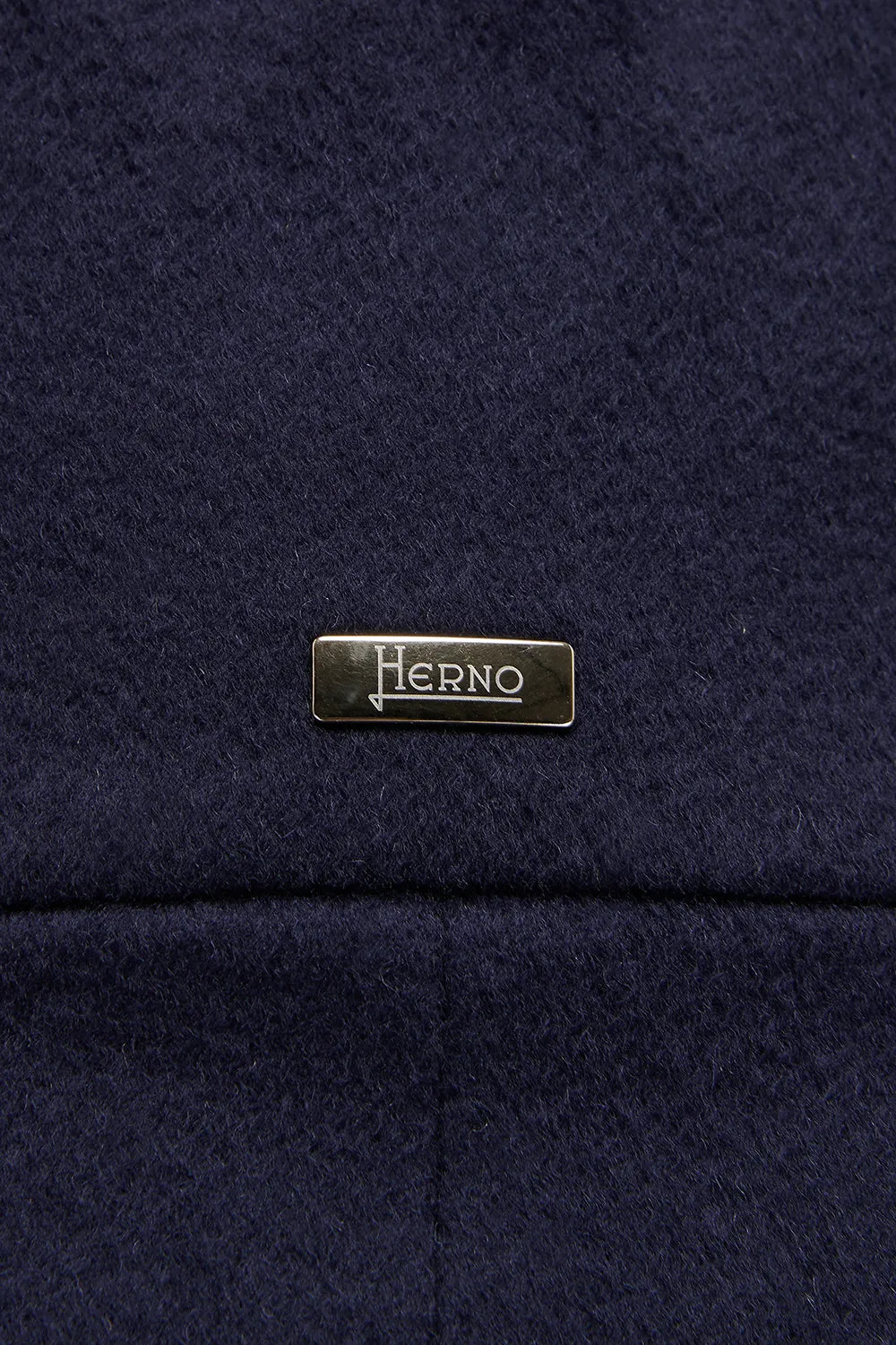 Herno Women’s Wool & Nylon Coat Blue