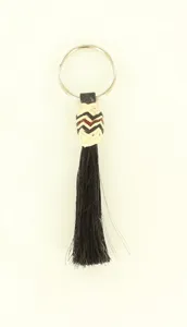 Horse Hair & Rawhide Key Ring