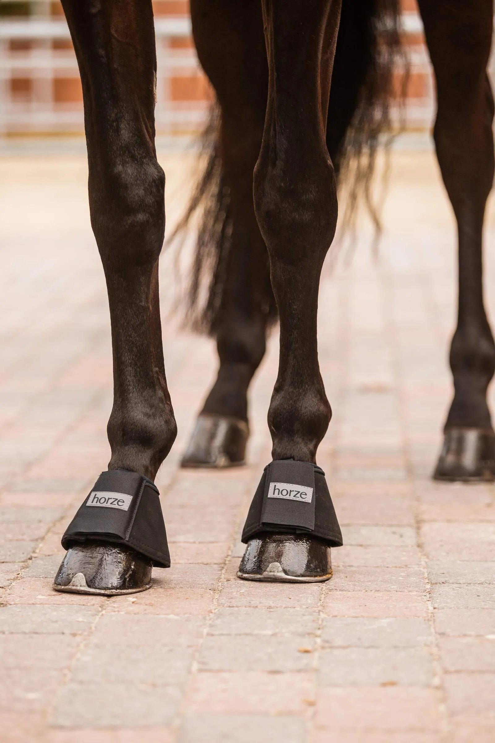 Horze Bell Boots Allround Black