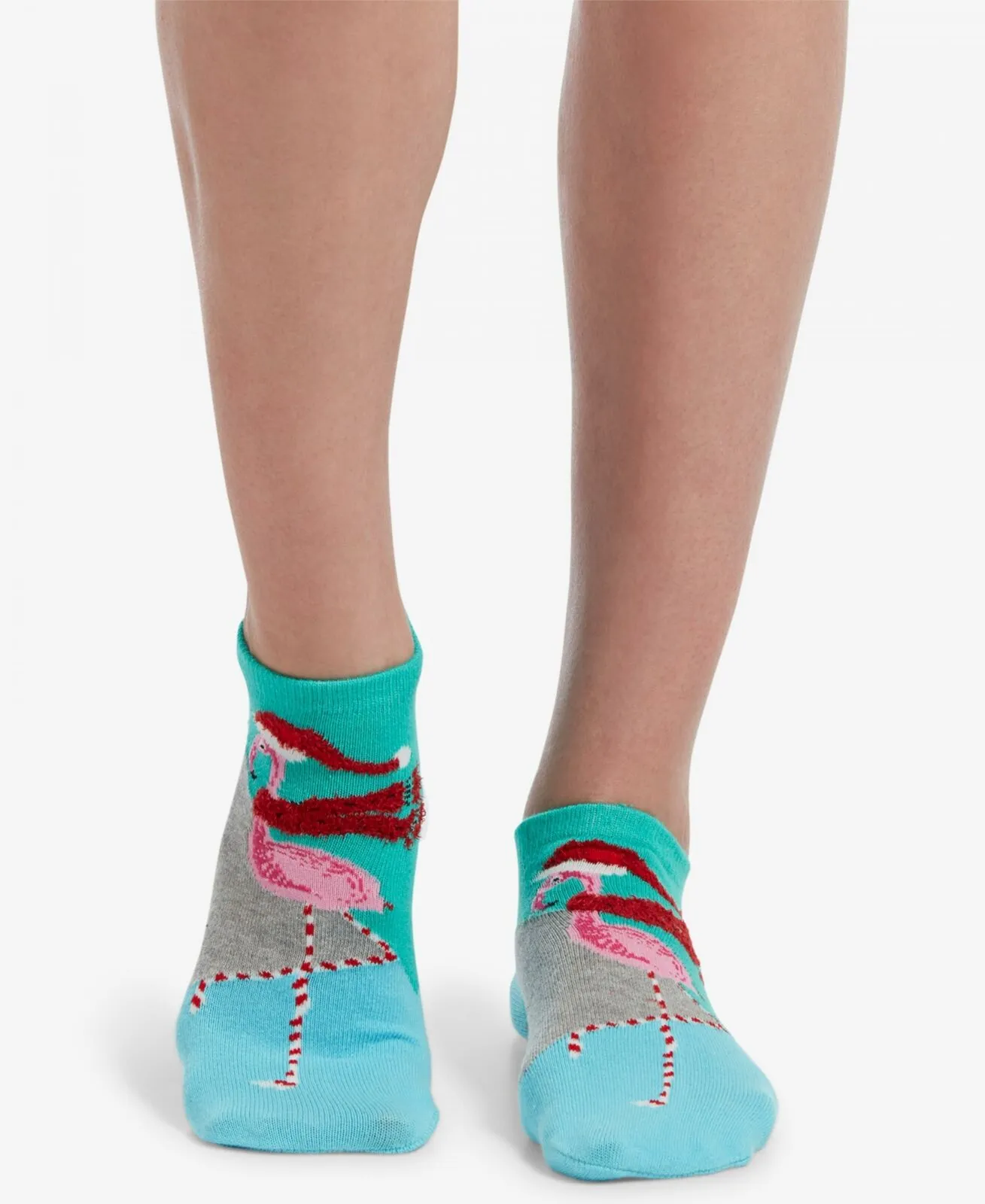 HUE Women's 2 Pack Holiday Footsie Socks