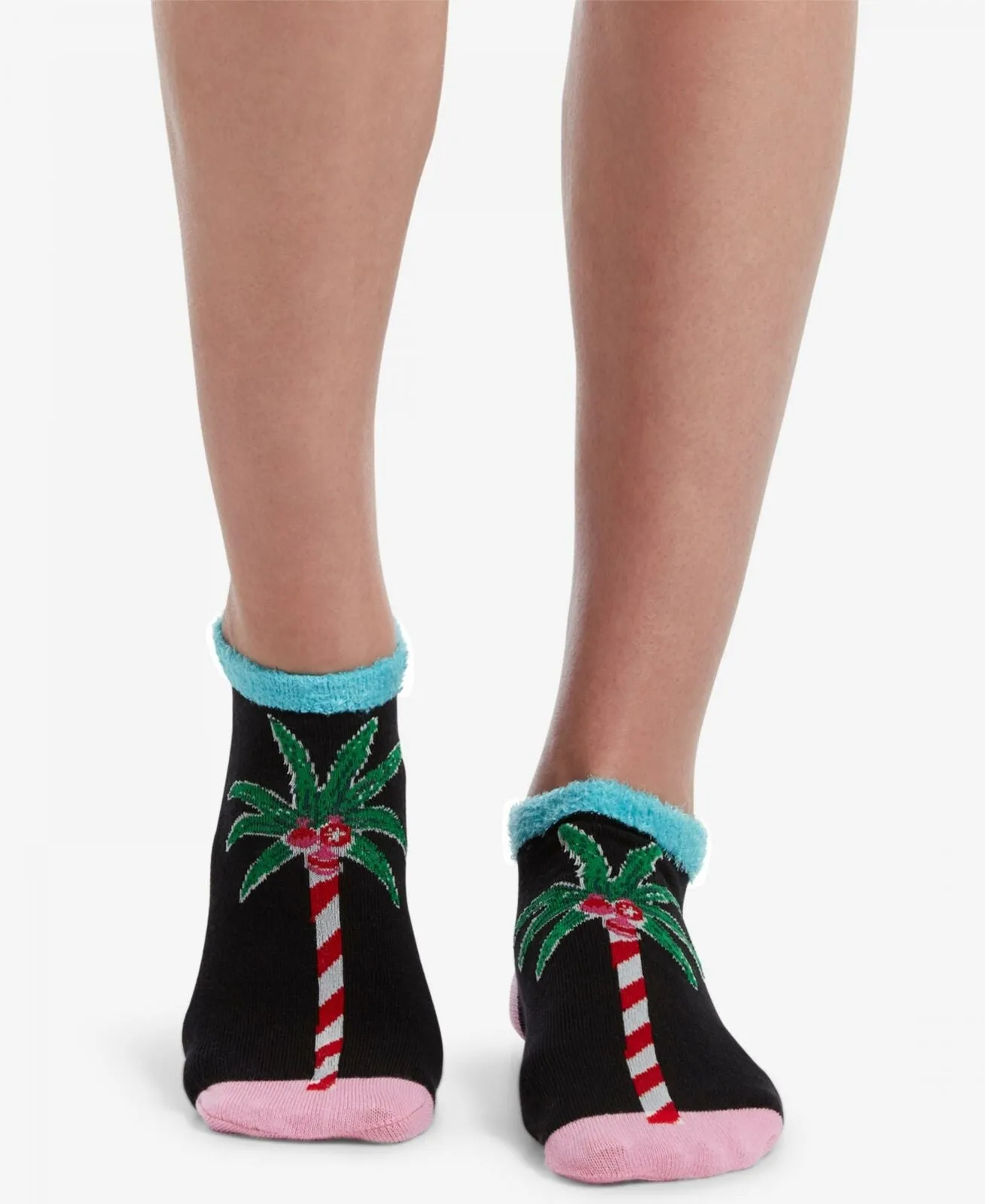 HUE Women's 2 Pack Holiday Footsie Socks