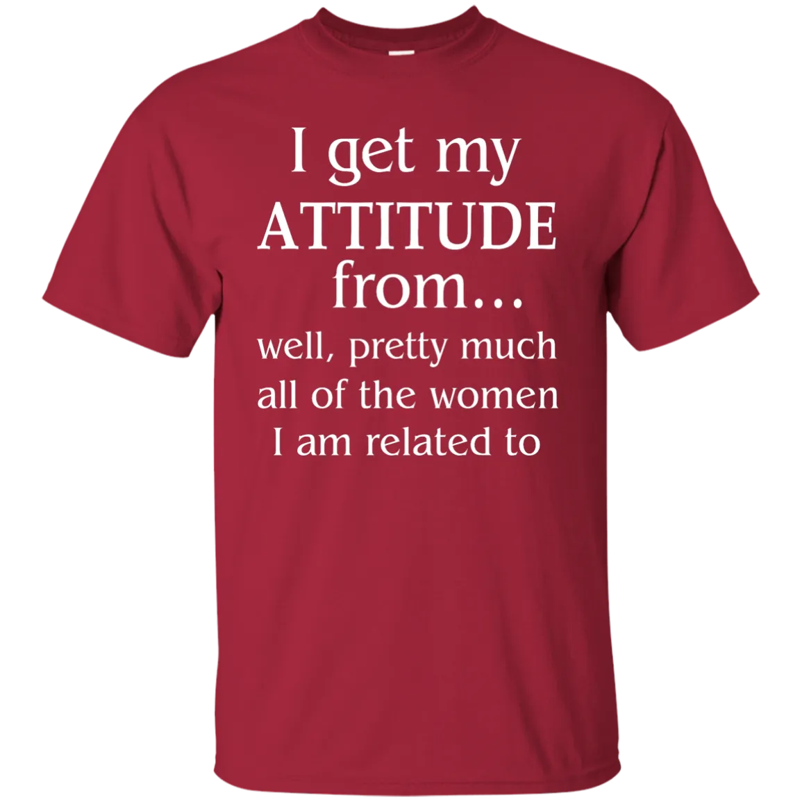 I Get My Attitude From Well Pretty Much All Of The Women Shirt, Hoodie, Tank